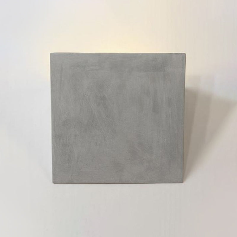 Cement Bowl/Cylinder Shade Wall Lighting Modern Style 1 Light Bathroom Wall Light Fixture in Grey Clearhalo 'Industrial wall lights' 'Industrial' 'Middle century wall lights' 'Tiffany' 'Wall Lamps & Sconces' 'Wall Lights' Lighting' 1417910