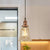 Bronze/Antique Brass/Copper 1 Light Pendant Lighting Industrial Clear Glass Bell Hanging Lamp for Indoor Copper Clearhalo 'Ceiling Lights' 'Glass shade' 'Glass' 'Industrial Pendants' 'Industrial' 'Middle Century Pendants' 'Pendant Lights' 'Pendants' 'Tiffany' Lighting' 1418004