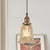 Bronze/Antique Brass/Copper 1 Light Pendant Lighting Industrial Clear Glass Bell Hanging Lamp for Indoor Rust Clearhalo 'Ceiling Lights' 'Glass shade' 'Glass' 'Industrial Pendants' 'Industrial' 'Middle Century Pendants' 'Pendant Lights' 'Pendants' 'Tiffany' Lighting' 1418009
