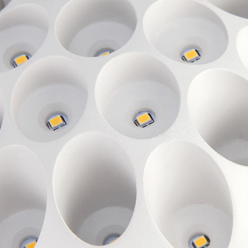 Black/White Global Shade Wall Light Sconce Contemporary LED Metallic Wall Lamp for Bedside Clearhalo 'Cast Iron' 'Glass' 'Industrial' 'Modern wall lights' 'Modern' 'Tiffany' 'Traditional wall lights' 'Wall Lamps & Sconces' 'Wall Lights' Lighting' 141810