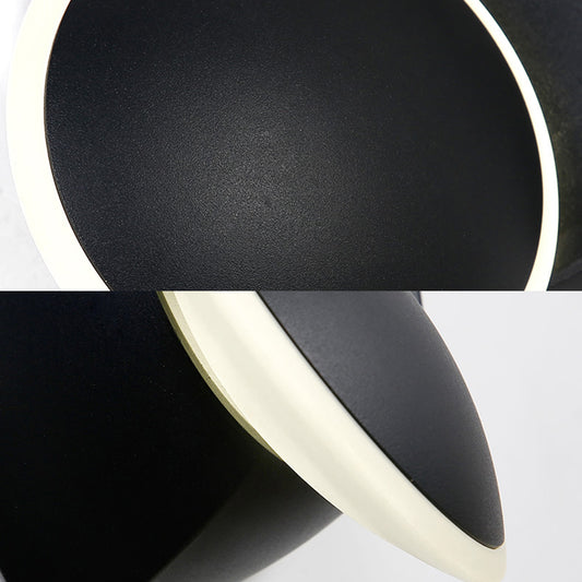 Rotatable Squared Metallic Wall Sconce Minimalism LED White Wall Mounted Lamp in Warm/White Lighting Clearhalo 'Cast Iron' 'Glass' 'Industrial' 'Modern wall lights' 'Modern' 'Tiffany' 'Traditional wall lights' 'Wall Lamps & Sconces' 'Wall Lights' Lighting' 141886