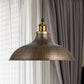 1 Light Pendant Ceiling Light Antique Style Bowl Iron Hanging Lamp with Adjustable Cord in Brass/Aged Silver Clearhalo 'Art Deco Pendants' 'Cast Iron' 'Ceiling Lights' 'Ceramic' 'Crystal' 'Industrial Pendants' 'Industrial' 'Metal' 'Middle Century Pendants' 'Pendant Lights' 'Pendants' 'Tiffany' Lighting' 1419686