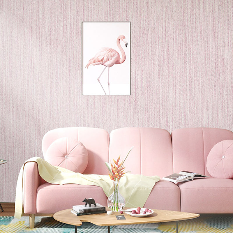 Modern Solid Striped Wallpaper Roll Pastel Color Stain-Proof Wall Art for Dining Room Clearhalo 'Modern wall decor' 'Modern' 'Wallpaper' Wall Decor' 1420309