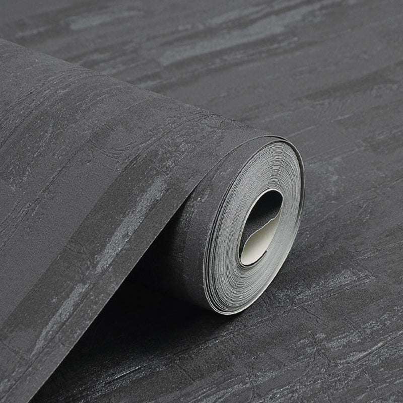 Industrial Cement Wallpaper Roll for Living Room 57.1-sq ft Wall Decor in Dark Color Clearhalo 'Industrial wall decor' 'Industrial' 'Wallpaper' Wall Decor' 1421214