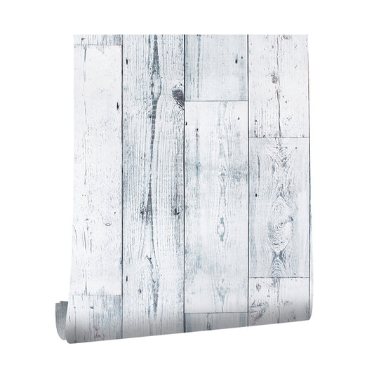 Self Sticking Rustic Wood Wallpaper Grey-Green Easy Peel Off Wall Art for Living Room Clearhalo 'Country wall decor' 'Rustic' 'Wallpaper' Wall Decor' 1421274