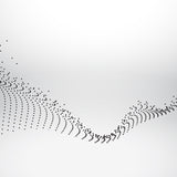 Minimalist Dotted Backbone Pattern Mural for Bedroom Custom Wall Art in Black-White Clearhalo 'Wall Decor' 'Wall Mural' 1424091