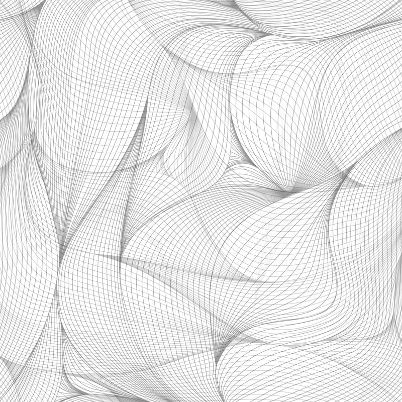 Modern Line Art Petals Mural Wallpaper Black-White Waterproof Wall Covering for Bedroom Clearhalo 'Wall Decor' 'Wall Mural' 1424150