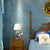 Damask Flower Wallpaper Roll Vintage Style 3D Embossed Wall Art in Blue for Bedroom Blue Clearhalo 'Vintage wall decor' 'Vintage' 'Wallpaper' Wall Decor' 1424452