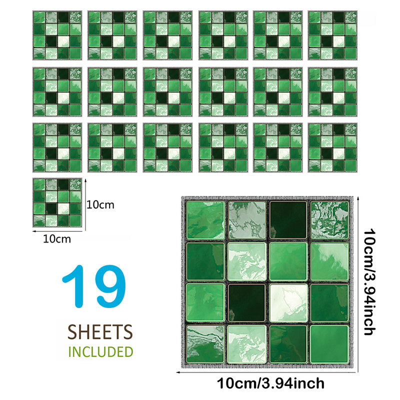 Bohemia Mosaics Tile Wallpaper Panels Multicolored Self Adhesive Wall Art for Kitchen Clearhalo 'Wall Decor' 'Wallpaper' 1424726_5f25d13f-1bd2-4bf0-b592-36a260e8335f