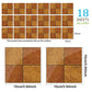 Dark Color Tile Wallpaper Panel Stick-On Bohemian Style Kitchen Wall Covering, 36 Pcs Clearhalo 'Wall Decor' 'Wallpaper' 1424768