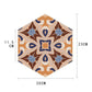 Boho Floral Wallpaper Panel Set PVC Peel and Stick Orange-Blue Wall Decor for Home Clearhalo 'Wall Decor' 'Wallpaper' 1424927
