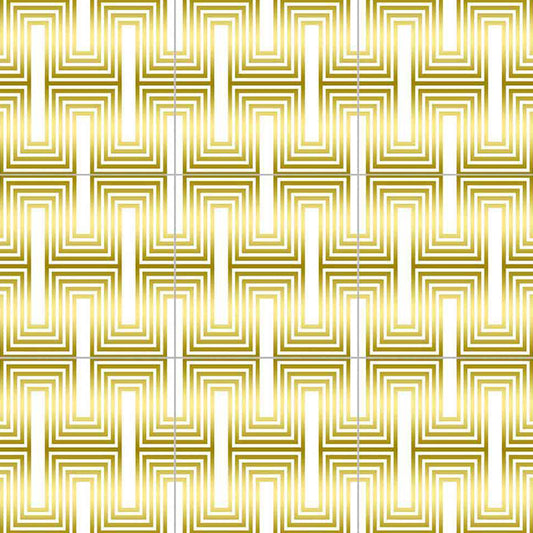 Yellow Matrix Wallpaper Panels Geometry Modern Peel and Stick Wall Art for Bathroom Clearhalo 'Modern wall decor' 'Modern' 'Wallpaper' Wall Decor' 1425086