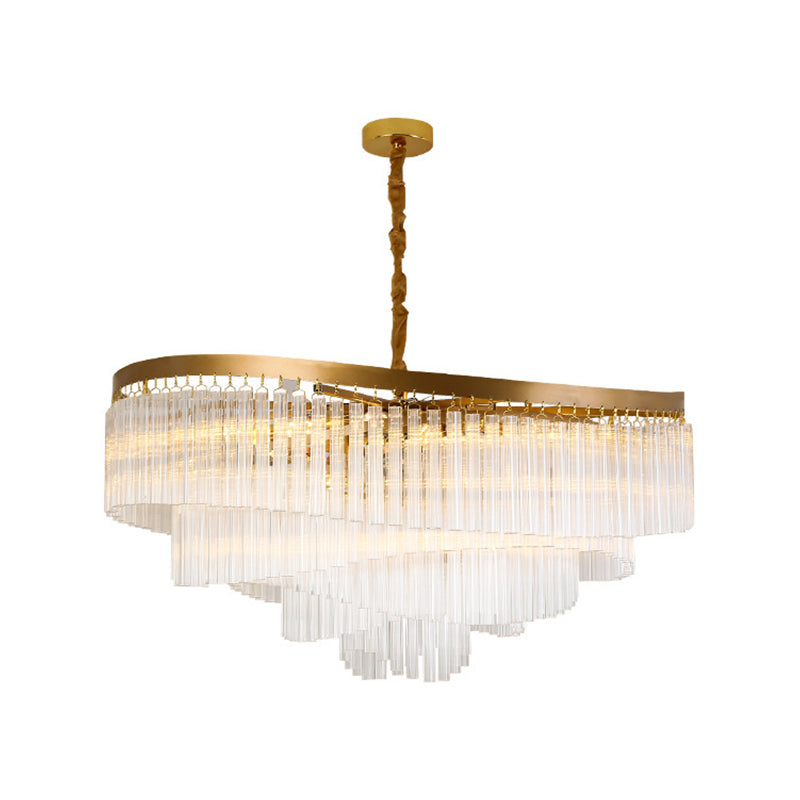 Spiral Clear Crystal Prisms Chandelier Light Contemporary 10/11 Bulbs Living Room Suspension Pendant, 21.5"/30" Wide Clearhalo 'Ceiling Lights' 'Chandeliers' 'Clear' 'Industrial' 'Modern Chandeliers' 'Modern' 'Tiffany' 'Traditional Chandeliers' Lighting' 1426034
