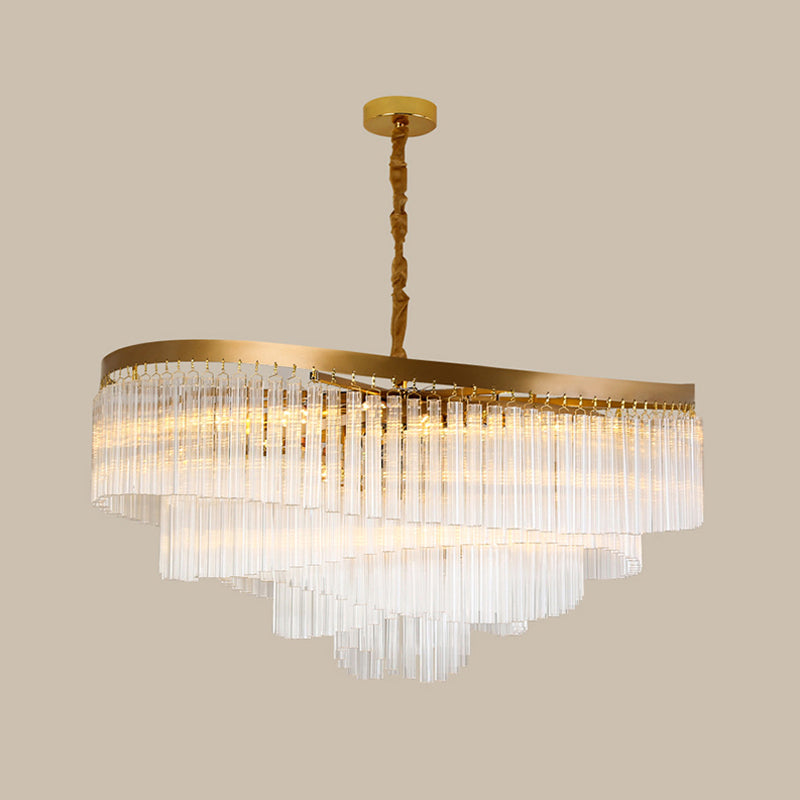 Spiral Clear Crystal Prisms Chandelier Light Contemporary 10/11 Bulbs Living Room Suspension Pendant, 21.5"/30" Wide Clearhalo 'Ceiling Lights' 'Chandeliers' 'Clear' 'Industrial' 'Modern Chandeliers' 'Modern' 'Tiffany' 'Traditional Chandeliers' Lighting' 1426035