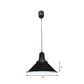 12"/14" W Extendable Cone Shade Metal Pendant Light Retro Style 1 Head Indoor Ceiling Hanging Light in Black Clearhalo 'Art Deco Pendants' 'Black' 'Cast Iron' 'Ceiling Lights' 'Ceramic' 'Crystal' 'Industrial Pendants' 'Industrial' 'Metal' 'Middle Century Pendants' 'Pendant Lights' 'Pendants' 'Rustic Pendants' 'Tiffany' Lighting' 142839
