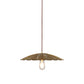 Brass Scalloped Hanging Ceiling Light Vintage Metal 1 Light Study Room Pendant Lamp Clearhalo 'Art Deco Pendants' 'Cast Iron' 'Ceiling Lights' 'Ceramic' 'Crystal' 'Industrial Pendants' 'Industrial' 'Metal' 'Middle Century Pendants' 'Pendant Lights' 'Pendants' 'Tiffany' Lighting' 143023