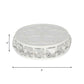 Silver Round Close to Ceiling Lamp Contemporary Clear Crystal LED Flushmount Lighting in Warm/White/Multi Color Light, 3" Wide Clearhalo 'Ceiling Lights' 'Close To Ceiling Lights' 'Close to ceiling' 'Flush mount' Lighting' 1431016