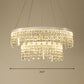 Ring/Dual-Tiered Chandelier Lamp Contemporary Faceted Crystal LED Silver Suspension Lighting in Warm/White Light Clearhalo 'Ceiling Lights' 'Chandeliers' 'Clear' 'Industrial' 'Modern Chandeliers' 'Modern' 'Tiffany' 'Traditional Chandeliers' Lighting' 1431137