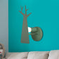 Green/Grey/White Tree Wall Mount Light Nordic Macaron 1 Light Metal Wall Lighting for Bedroom Clearhalo 'Cast Iron' 'Glass' 'Industrial' 'Modern wall lights' 'Modern' 'Tiffany' 'Traditional wall lights' 'Vanity Lights' 'Wall Lights' Lighting' 1433648