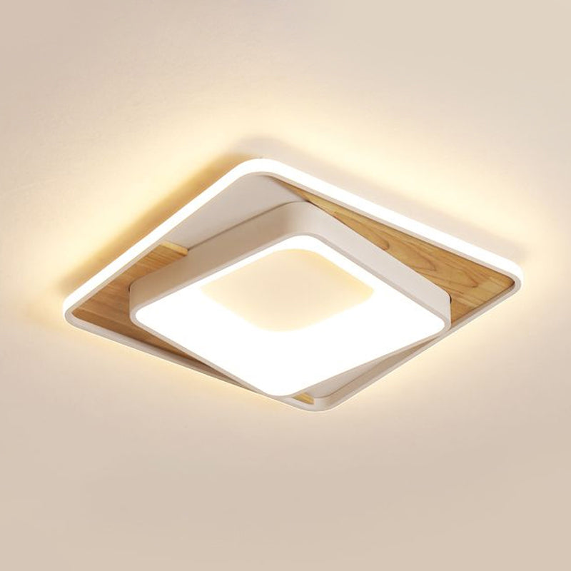 Modern Slim Rectangle Ceiling Lamp Acrylic LED Flush Mount Light in White for Bedroom Foyer Clearhalo 'Ceiling Lights' 'Close To Ceiling Lights' 'Close to ceiling' 'Flush mount' Lighting' 1434473