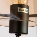 1 Light Globe Sconce Light Fixture Industrial Black Clear Glass Wall Lamp for Coffee Shop Clearhalo 'Cast Iron' 'Glass' 'Industrial wall lights' 'Industrial' 'Middle century wall lights' 'Modern' 'Tiffany' 'Traditional wall lights' 'Wall Lamps & Sconces' 'Wall Lights' Lighting' 143522