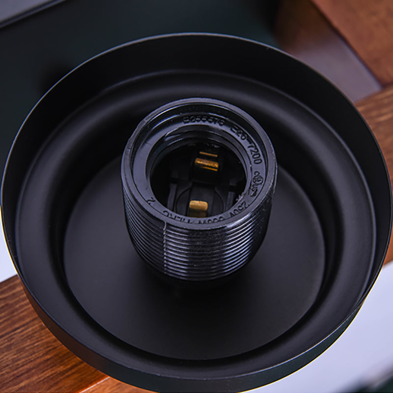 3-Bulb Wall Light with Cylinder Shade Clear Glass Traditional Living Room Sconce Lighting Fixture in Brown Clearhalo 'Industrial wall lights' 'Industrial' 'Middle century wall lights' 'Rustic wall lights' 'Tiffany' 'Wall Lamps & Sconces' 'Wall Lights' Lighting' 143712