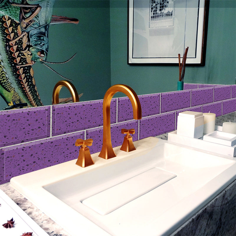 Dark Color Terrazzo Brick Wallpapers Peel and Stick Modernist Kitchen Wall Covering Clearhalo 'Country wall decor' 'Rustic' 'Wallpaper' Wall Decor' 1440189