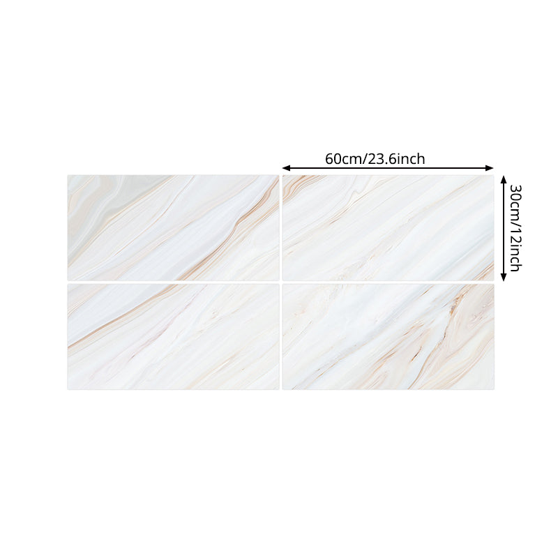 Peel and Paste Marble Wallpaper Panel 23.6' L x 12" W Modern Wall Art for Snack Bar Clearhalo 'Modern wall decor' 'Modern' 'Wallpaper' Wall Decor' 1440198