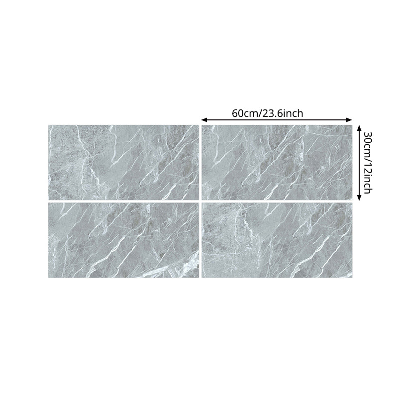 Peel and Paste Marble Wallpaper Panel 23.6' L x 12" W Modern Wall Art for Snack Bar Clearhalo 'Modern wall decor' 'Modern' 'Wallpaper' Wall Decor' 1440205