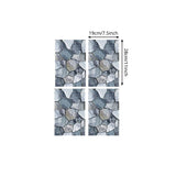 Modern Rock Stone Wallpaper Panels in Grey Peel and Paste Wall Covering for Bathroom Clearhalo 'Modern wall decor' 'Modern' 'Wallpaper' Wall Decor' 1440322