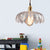 Single Bulb Hanging Ceiling Light with Scalloped Shade Clear Glass Industrial Living Room Pendant Lighting, 8"/10"/12" Wide Clear Clearhalo 'Ceiling Lights' 'Glass shade' 'Glass' 'Industrial Pendants' 'Industrial' 'Middle Century Pendants' 'Pendant Lights' 'Pendants' 'Tiffany' Lighting' 144090