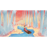 Non-Woven Waterproof Mural Kids Style Drifting in Late Fall Forest Wall Covering Clearhalo 'Wall Decor' 'Wall Mural' 1442731