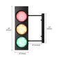 Creative Traffic Light Wall Mount Light 3 Lights Industrial LED Wall Lighting in Black for Bar Clearhalo 'Wall Lamps & Sconces' 'Wall Lights' Lighting' 144305
