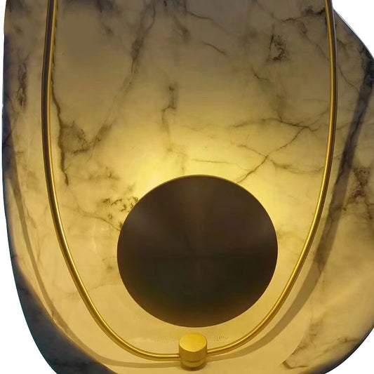 Resin Shell Shaped Wall Lamp Single Head Modern Metal LED Wall Lighting in White/Black Light Clearhalo 'Modern wall lights' 'Modern' 'Wall Lamps & Sconces' 'Wall Lights' Lighting' 144499