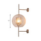 Global Clear Glass Sconce Light Vintage 1 Light 8"/9.5" Wide Silver/Gold Wall Mount Light Fixture Clearhalo 'Cast Iron' 'Glass' 'Industrial' 'Modern wall lights' 'Modern' 'Tiffany' 'Traditional wall lights' 'Wall Lamps & Sconces' 'Wall Lights' Lighting' 144590