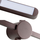 Crossed Lines Sconce Wall Light Metal Post Modern Wall Lamp in Brown for Living Room Clearhalo 'Cast Iron' 'Glass' 'Industrial' 'Modern wall lights' 'Modern' 'Tiffany' 'Traditional wall lights' 'Wall Lamps & Sconces' 'Wall Lights' Lighting' 144800