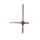 Crossed Lines Sconce Wall Light Metal Post Modern Wall Lamp in Brown for Living Room Clearhalo 'Cast Iron' 'Glass' 'Industrial' 'Modern wall lights' 'Modern' 'Tiffany' 'Traditional wall lights' 'Wall Lamps & Sconces' 'Wall Lights' Lighting' 144804