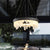 Hoop Living Room Pendant Light Minimalistic Crystal 6 Lights Black Chandelier Lamp Black Clearhalo 'Ceiling Lights' 'Chandeliers' 'Modern Chandeliers' 'Modern' Lighting' 1450931
