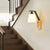 Bucket Shade Stair Corridor Wall Lamp Opal Glass 1 Head Contemporary Sconce Light