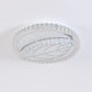 Modern Leaf Flush Ceiling Light Clear Cut Crystal LED Flushmount Lighting for Bedroom Clearhalo 'Ceiling Lights' 'Close To Ceiling Lights' 'Close to ceiling' 'Flush mount' Lighting' 1451204