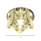 Star-Shape LED Ceiling Fixture Contemporary Clear Crystal Living Room Flushmount Lighting in Warm/White/Multi Color Light Clearhalo 'Ceiling Lights' 'Close To Ceiling Lights' 'Close to ceiling' 'Flush mount' Lighting' 1452496