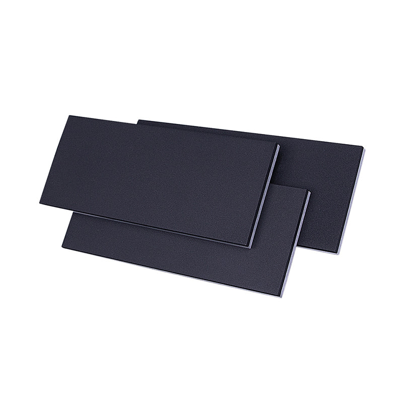 Aluminum Rectangle Wall Mounted Light Modern LED Black/White Wall Lamp in Warm/White Lighting Clearhalo 'Cast Iron' 'Glass' 'Industrial' 'Modern wall lights' 'Modern' 'Tiffany' 'Traditional wall lights' 'Wall Lamps & Sconces' 'Wall Lights' Lighting' 145310