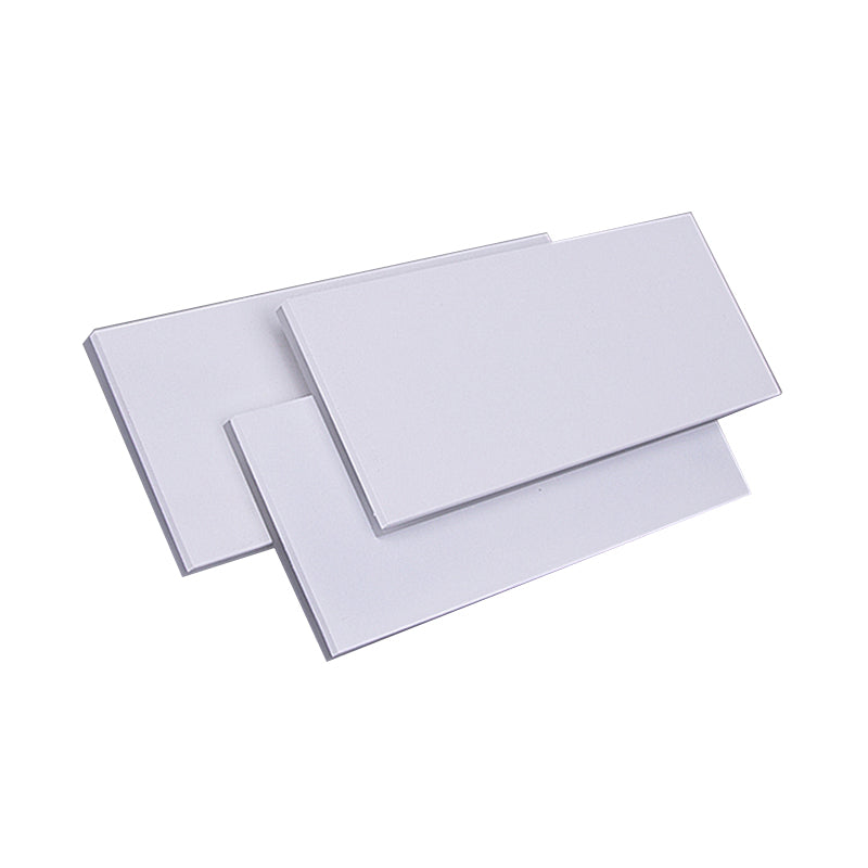 Aluminum Rectangle Wall Mounted Light Modern LED Black/White Wall Lamp in Warm/White Lighting Clearhalo 'Cast Iron' 'Glass' 'Industrial' 'Modern wall lights' 'Modern' 'Tiffany' 'Traditional wall lights' 'Wall Lamps & Sconces' 'Wall Lights' Lighting' 145316