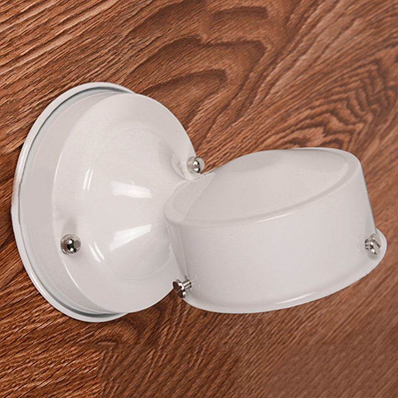 Black/White Spherical Sconce Lamp Modernist 1 Light Lattice Glass Wall Light Fixture for Reading Room Clearhalo 'Cast Iron' 'Glass' 'Industrial' 'Modern wall lights' 'Modern' 'Tiffany' 'Traditional wall lights' 'Wall Lamps & Sconces' 'Wall Lights' Lighting' 145410