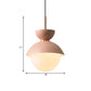 Pink Bowl Pendant Lighting Macaron 1 Light Iron Hanging Lamp Kit with Frosted Glass Diffuser Clearhalo 'Ceiling Lights' 'Glass shade' 'Glass' 'Modern Pendants' 'Modern' 'Pendant Lights' 'Pendants' Lighting' 1455004