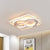 Layered Circle Acrylic Ceiling Lighting Modernism White 16"/19.5" W LED Flush Mount Lamp in Warm/White Light with Square Frame - White - Clearhalo - 'Ceiling Lights' - 'Close To Ceiling Lights' - 'Close to ceiling' - 'Flush mount' - Lighting' - 1455455