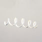 White Coiled Hanging Light Modernist Acrylic LED Chandelier Pendant in Warm/White/Natural Light for Dining Room Clearhalo 'Ceiling Lights' 'Chandeliers' 'Modern Chandeliers' 'Modern' Lighting' 1455925