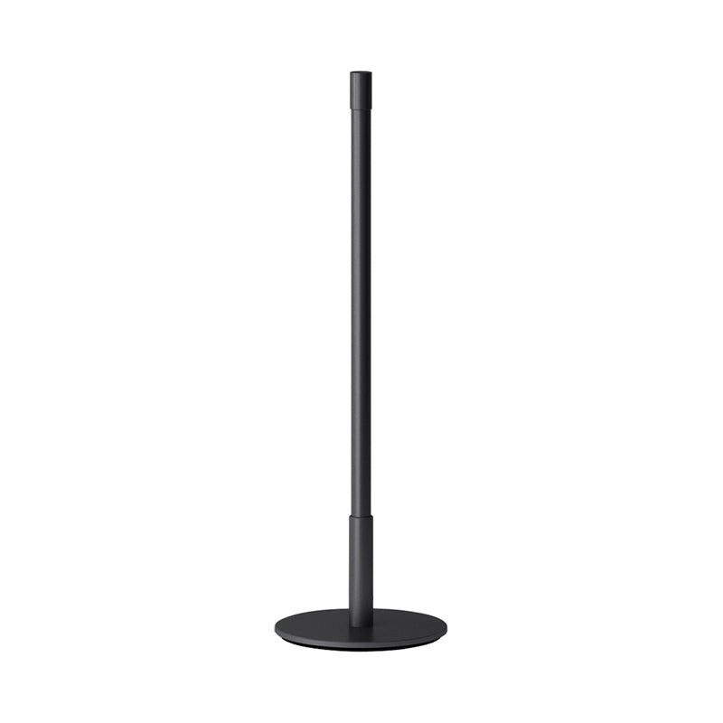 Plumb Rod Plug-In LED Night Light Simple Creative Bedside Table Lamp in Black, Warm/White Light Clearhalo 'Lamps' 'Table Lamps' Lighting' 1455950