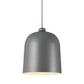 Black/White/Grey Moveable Dome Pendant Nordic 1 Bulb Metal Ceiling Suspension Lamp for Dining Room Clearhalo 'Ceiling Lights' 'Modern Pendants' 'Modern' 'Pendant Lights' 'Pendants' Lighting' 1456641