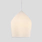 Simple Single Suspension Pendant Light Prismatic Glass White Cloche Hanging Lamp Kit Clearhalo 'Ceiling Lights' 'Modern Pendants' 'Modern' 'Pendant Lights' 'Pendants' Lighting' 1456731